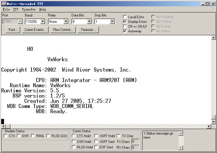 ARM9 Embedded VxWorks Practical Tutorial
