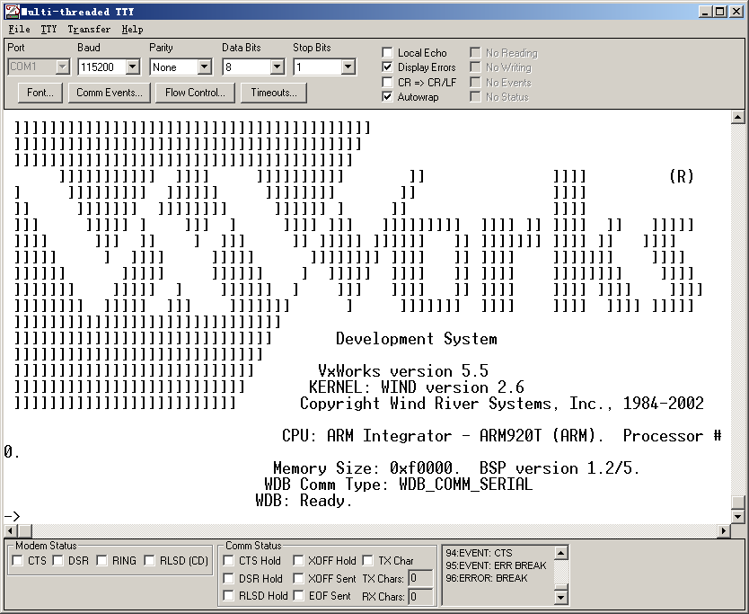ARM9 Embedded VxWorks Practical Tutorial