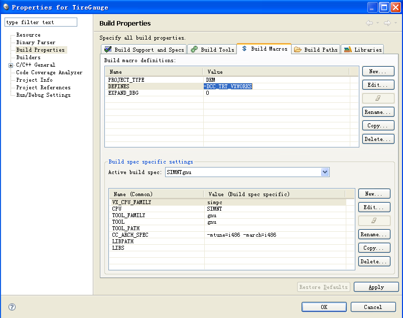 Tilcon 5.8 for VxWorks 6.8