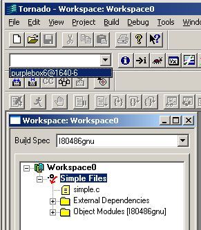 VxWorks 5.5 Programming Target Connection