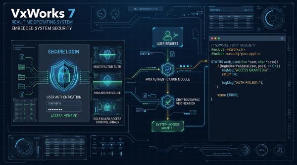 VxWorks 7 Secure User Authentication: Login and Access Control