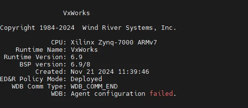VxWorks Configure SD Card
