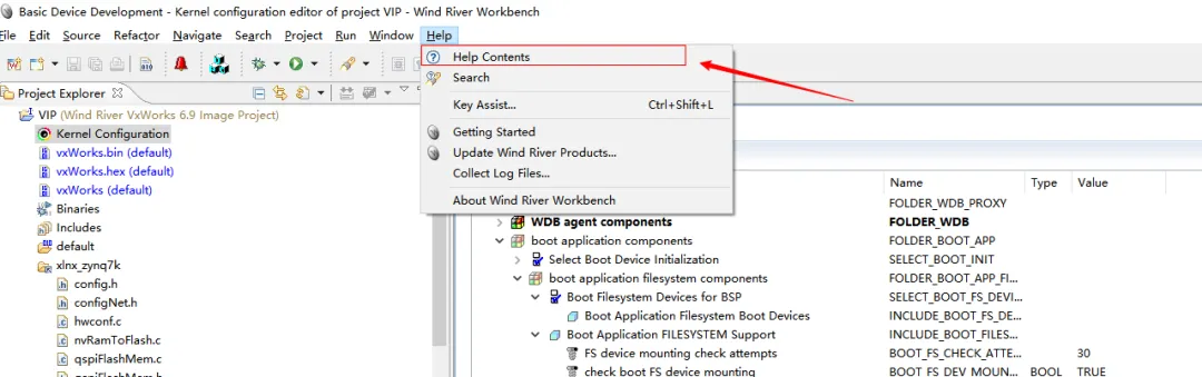 VxWorks Configure SD Card