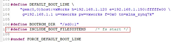 VxWorks Configure SD Card