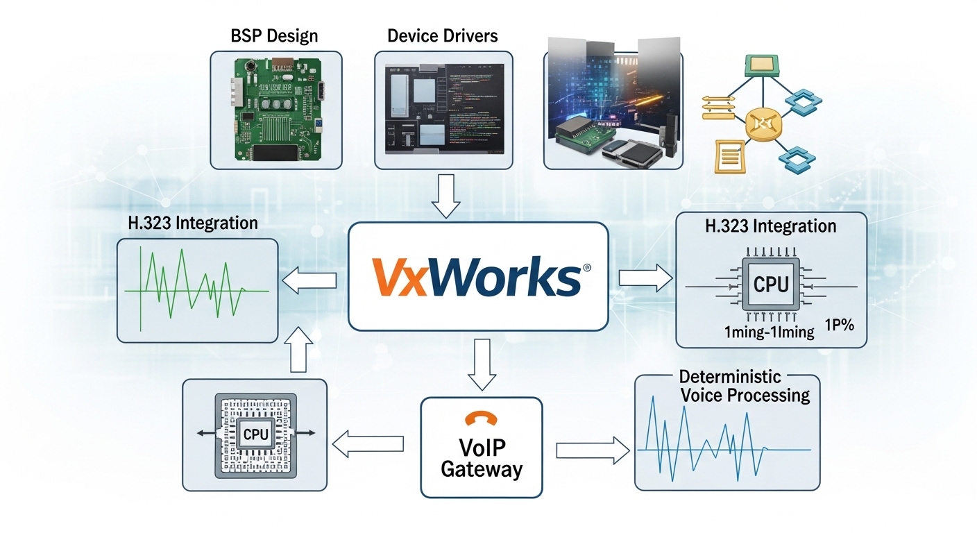 VxWorks in VoIP Gateways: BSP, Drivers, and H.323 Integration · VxWorks7