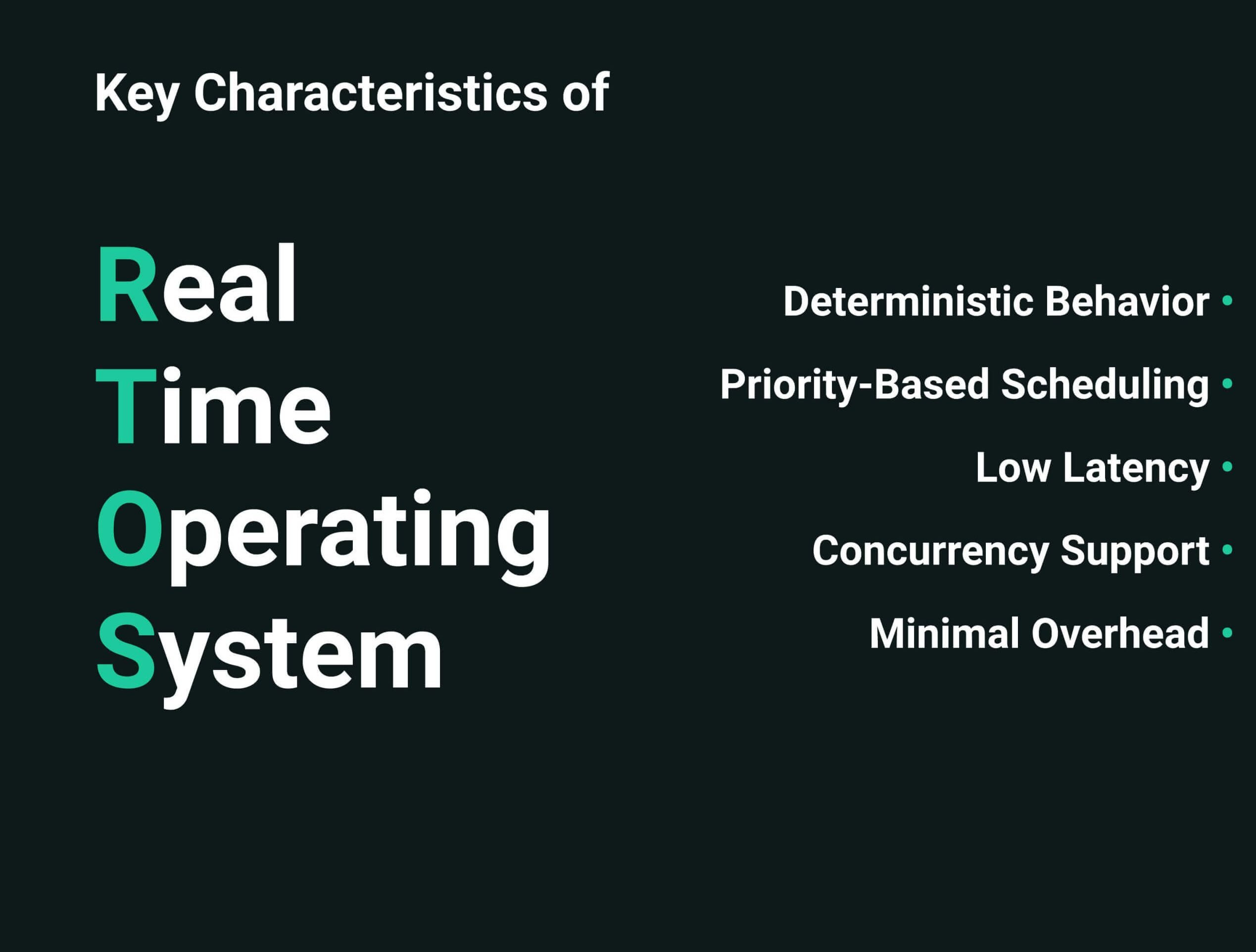 Key Characteristics of Real-Time Operating System