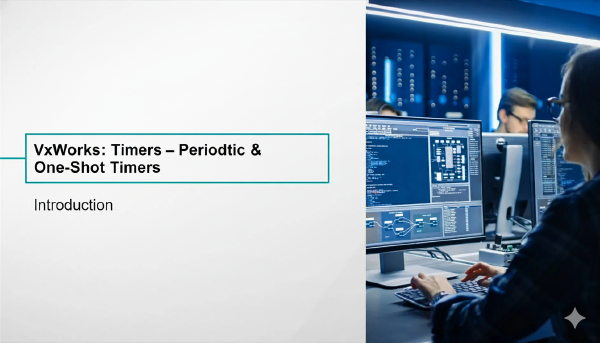Timers in VxWorks: Periodic and One-Shot Timers
